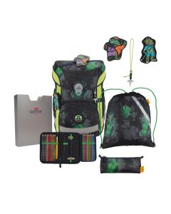DerDieDas Schulranzen Set ErgoFlex Easy Funny Fighter 5-tlg.