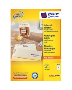 Avery Zweckform Universaletikett 3475 70 x 36 mm 2400St