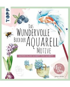 TOPP Kreativbuch: Das wundervolle Buch der Aquarell - Motive
