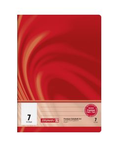 Brunnen Schulheft Vivendi A4 kariert Lineatur 7 rot 16 Blatt