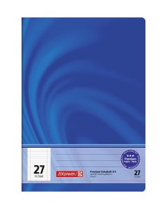 Brunnen Schulheft Vivendi A4 liniert Rand innen und außen Lineatur 27 blau 16 Blatt