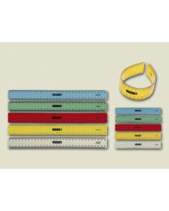Brunnen Lineal 15cm Flexi glasklar 