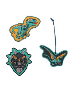 DerDieDas Wechselbuttons Dino Time 3-tlg.