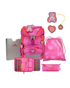 DerDieDas Schulranzen Set ErgoFlex Roses 5-tlg.