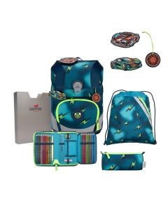 DerDieDas Schulranzen Set ErgoFlex Tiny Magic Light 5-tlg.