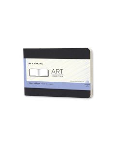 Moleskine Skizzenbuch Art Collection Pocket Querformat Softcover schwarz