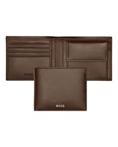 BOSS Brieftasche Classic Smooth 4cc Braun