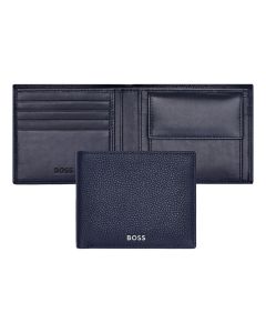 BOSS Brieftasche Classic Grained 4cc Navy