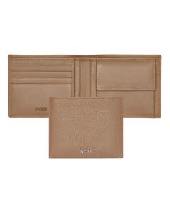BOSS Brieftasche Classic Grained 4cc Camel
