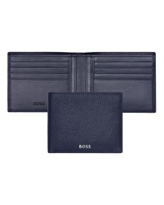 BOSS Brieftasche Classic Grained 8cc Navy