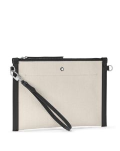 Montblanc Blue Spirit Clutch Ivory