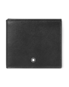 Montblanc Soft Brieftasche Trio 4cc Schmal Schwarz