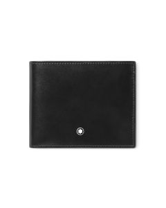 Montblanc Meisterstück Brieftasche 4cc mit Münzfach Schwarz