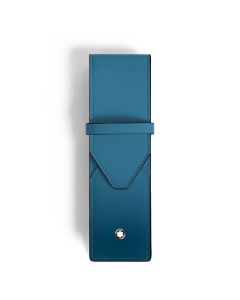 Montblanc Meisterstück Sfumato Etui für zwei Schreibgeräte Smoky Blue