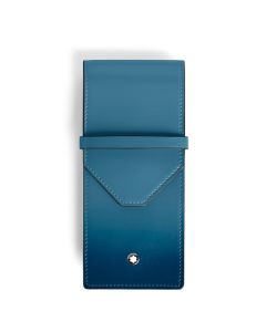 Montblanc Meisterstück Sfumato Etui für drei Schreibgeräte Smoky Blue