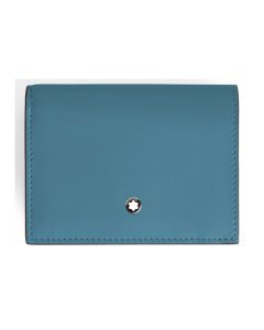 Montblanc Soft Brieftasche Kontinental Nano 3cc Smoky Blue