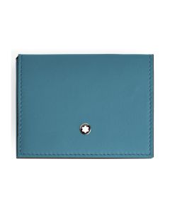 Montblanc Soft Kartenetui Trio 4cc Smoky Blue