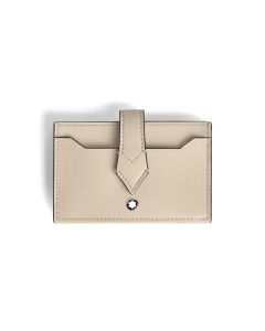 Montblanc Meisterstück Kartenetui mit Lasche 5cc Cloudy Beige
