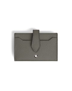 Montblanc Sartorial Kartenetui mit Lasche 5cc Medium Grey