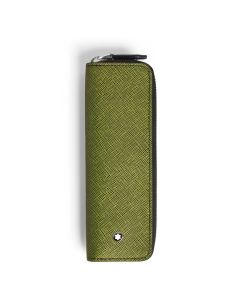 Montblanc Sartorial Etui für ein Schreibgerät mit Reißverschluss Multilime/Cassis