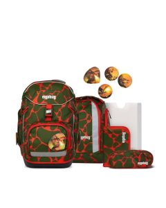 ergobag pack Schulranzen Set FeuerspeiBär 6tlg. - LUMI Edition