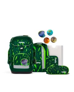 ergobag maxi Schulranzen Set Bärtastisch 6tlg. - LUMI Edition