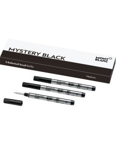 Montblanc kleine Rollerballmine Mystery Black M 3 Stk.