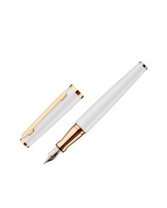 Otto Hutt Füllfederhalter Design 06 weiß roségold M
