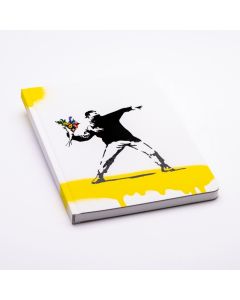 Pininfarina Notizbuch Ruled Banksy Flower liniert