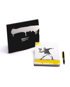 Pininfarina Schreibset Banksy Collection Flower Yellow