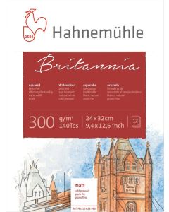 Hahnemühle Aquarellblock Britannia 24 x 32 cm matt