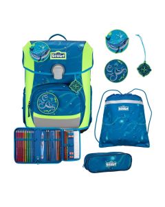 Scout Schulranzen Set Neo DIN Deep Sea 4-tlg. 