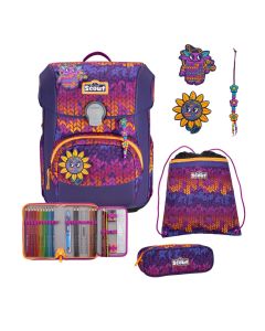 Scout Schulranzen Set Neo Exklusiv Superflash Fantasy 4-tlg.