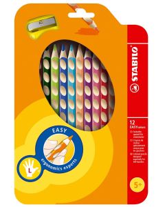STABILO Farbstift EASYcolors Linkshänder 12er-Set 
