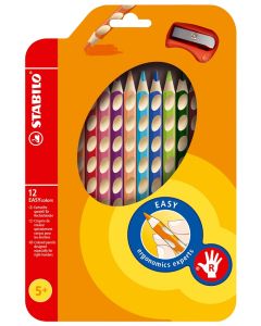 STABILO Farbstift EASYcolors Rechtshänder im 12-er Set