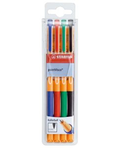 STABILO Gelschreiber POINTvisco 4er Etui 