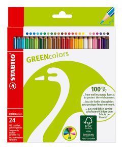 STABILO Farbstift GREENcolors 24 Stk. Etui