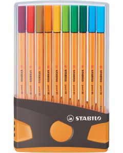 STABILO Fineliner Point 88 im 20er Klappboxetui - ColorParade