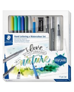 STAEDTLER Mixed Set 6 Handlettering und Aquarell Set 11-tlg