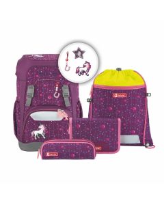 Step by Step Schulranzen Set Giant Dreamy Unicorn 5 teilig