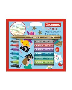 STABILO Metallic-Filzstift Trio DECO 8 Stück im Kartonetui