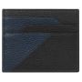 Montblanc Soft Grain Geometry Etui 6cc schwarz-blau Rückseite