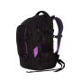 satch Schulrucksack pack Purple Hibiscus schräg vorne rechts