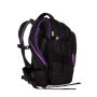 satch Schulrucksack pack Purple Hibiscus schräg hinten links