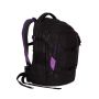 satch Schulrucksack pack Purple Hibiscus schräg vorne links